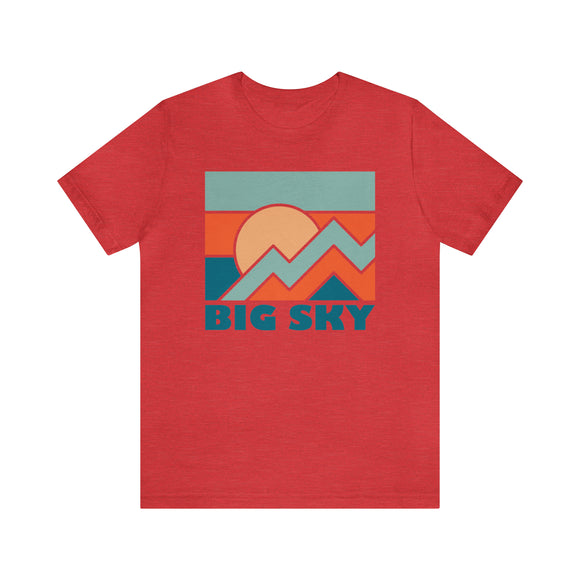 Big Sky, Montana T-Shirt - Retro Unisex Big Sky Shirt