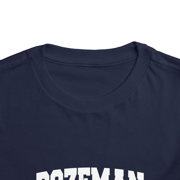 Bozeman, Montana Toddler Graphic Tee - Kids Bozeman Vacation Shirt