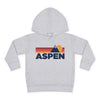 Aspen, Colorado Toddler Hoodie - Unisex Mountain Aspen Pullover Sweatshirt, Kids Hooded Jumper, Colorado Souvenir