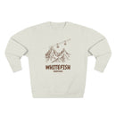Premium Whitefish, Montana Gondola Ski Mountain Sweatshirt-1