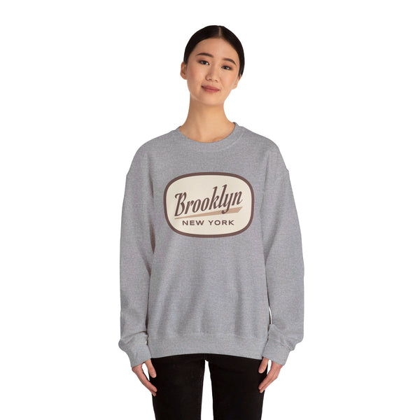 Brooklyn, New York Sweatshirt - Unisex Retro Crewneck Brooklyn Sweatshirt