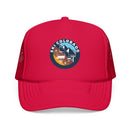 Ski Colorado Retro Ski Lift Mountain Foam Trucker Hat-5