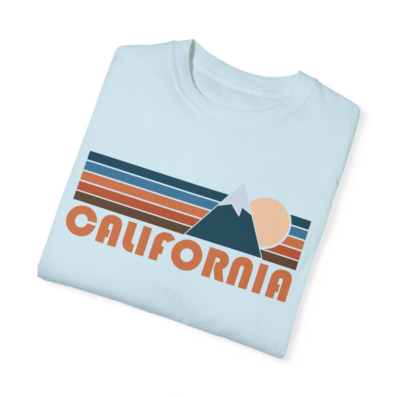 California Graphic Tee, Comfort Colors Retro Unisex T shirt, Mountain Adventure Shirt