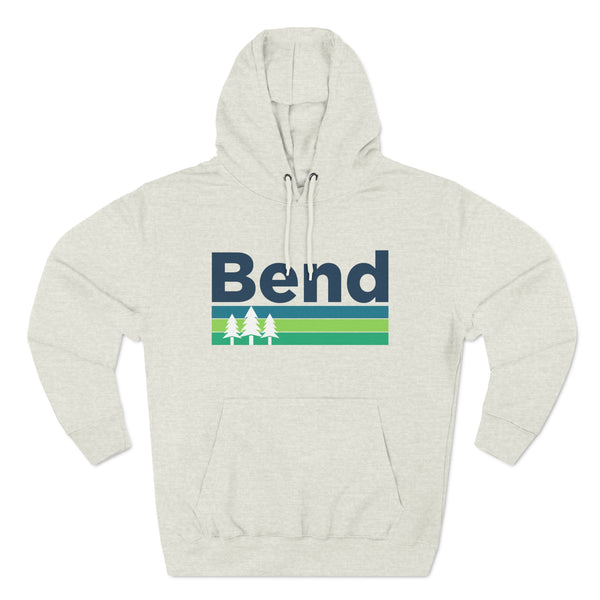 Premium Bend, Oregon Hoodie - Retro Unisex Bend Sweatshirt