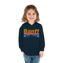Banff Toddler Hoodie - Retro Mountain Sun Unisex Banff Toddler Sweatshirt-8