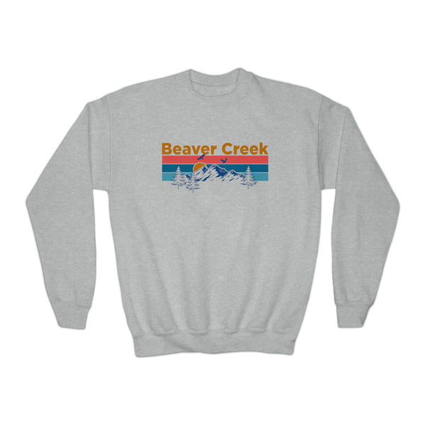 Beaver Creek, Colorado Youth Sweatshirt - Unisex Kid's Beaver Creek Crewneck Sweatshirt