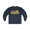 Atlanta, Georgia Long Sleeve Shirt - Retro Unisex Shirt