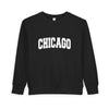 Chicago, Illinois Toddler Sweatshirt - Chicago Toddler Crewneck Sweatshirt