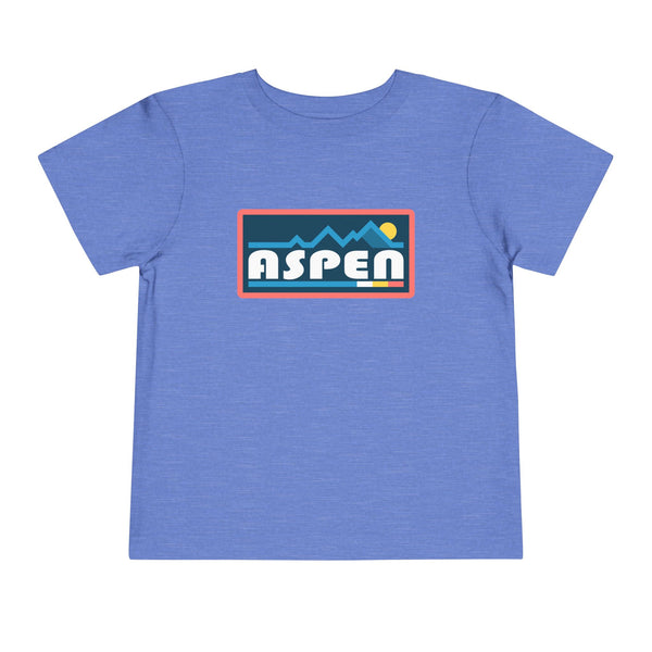 Aspen, Colorado Toddler Graphic Tee - Kids Aspen Shirt