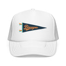 Biscayne National Park Pennant Trucker Hat — Vintage Foam Mesh Cap-6