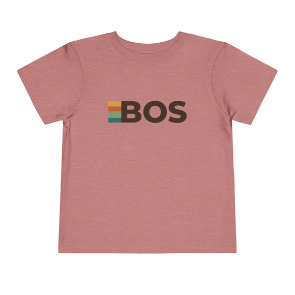 Boston, Massachusetts Toddler Tee - BOS Kids T Shirt