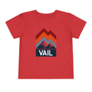 Vail, Colorado Toddler T-Shirt - Retro Palm Tree Toddler Vail Shirt-5