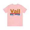 Vail, Colorado Shirt - Mountain Sunset Unisex Vail T-Shirt