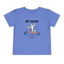 Mt Hood, Oregon Yeti Snowboard Toddler Tee-5