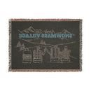Snowmass Village, Colorado Ski Town Throw Blanket | Mountain Woven Blanket-5