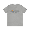 Asheville, North Carolina T-Shirt - Retro Unisex Asheville Shirt