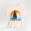 Rhode Island T Shirt - Retro Sailboat Rhode Island Tee-11