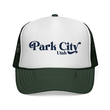 Buy dark-green Park City, Utah Retro Trucker Hat