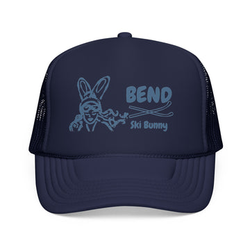 Buy dark-navy Bend, Oregon Ski Bunny Trucker Hat