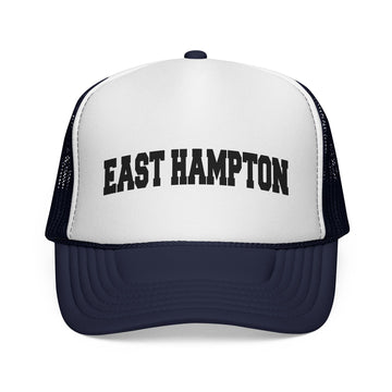 Buy dark-navy East Hampton, New York Collegiate Style Trucker Hat
