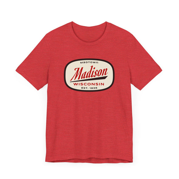 Madison, Wisconsin T-Shirt - Retro Unisex Madison Shirt