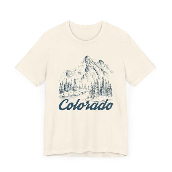 Colorado Graphic Tee - Mountain Illustration Colorado T Shirt