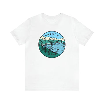Buy white Oregon T-Shirt - Unisex Oregon Shirt