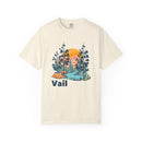 Vail, Colorado Graphic Tee, Comfort Colors Retro Unisex Vail T shirt-2