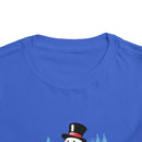 Vermont Toddler Skiing Snowman Graphic Tee - Kids Vermont Shirt-14