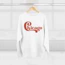 Chicago Retro Orange Script Crewneck Sweatshirt-10