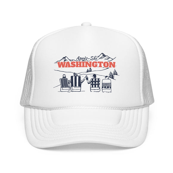 Washington Après-ski Trucker Hat — Foam Mesh Cap