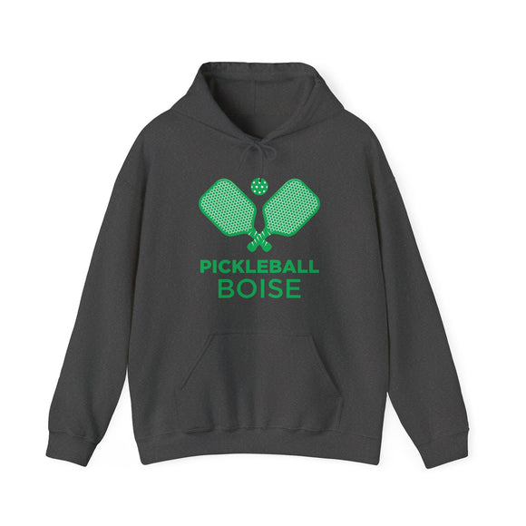 Pickleball Boise, Idaho Hoodie Sweatshirt - Unisex Heavy Blend Hoodie, Gift for Pickleball Players