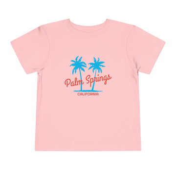 Buy pink Palm Springs, California Toddler T-Shirt - Retro Palm Tree Toddler Palm Springs Shirt