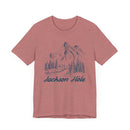 Jackson Hole, Wyoming Graphic Tee - Mountain Illustration Jackson Hole T Shirt-11