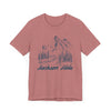 Jackson Hole, Wyoming Graphic Tee - Mountain Illustration Jackson Hole T Shirt