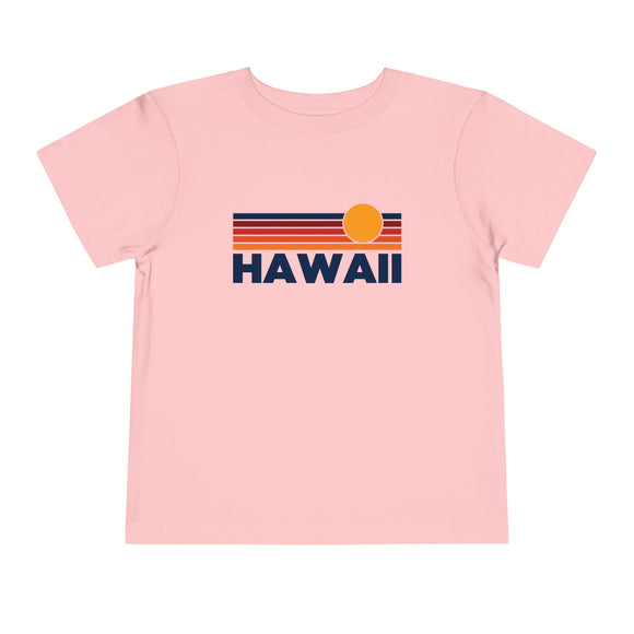 Hawaii Toddler T-Shirt - Retro Sun Tee