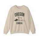 Oregon Sweatshirt - Oregon Cowgirl Graphic Crewneck-2
