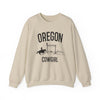Oregon Sweatshirt - Oregon Cowgirl Graphic Crewneck