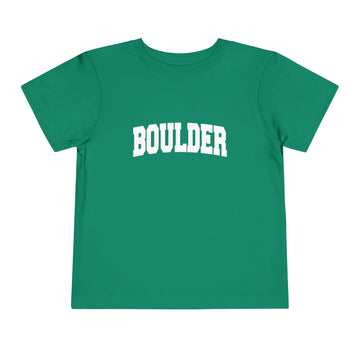 Boulder, Colorado Toddler Graphic Tee - Kids Boulder Vacation T-Shirt