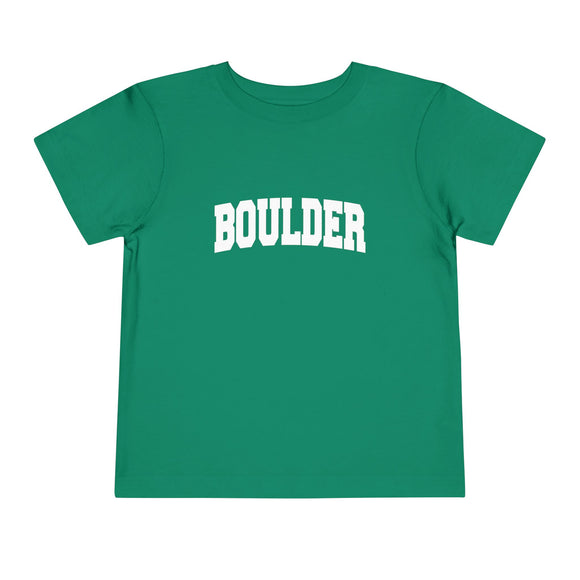 Boulder, Colorado Toddler Graphic Tee - Kids Boulder Vacation T-Shirt
