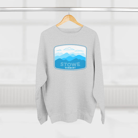 Premium Stowe, Vermont Sweatshirt Unisex Crewneck, Premium Sweatshirt, Crewneck Jumper, Ski Resort Apparel