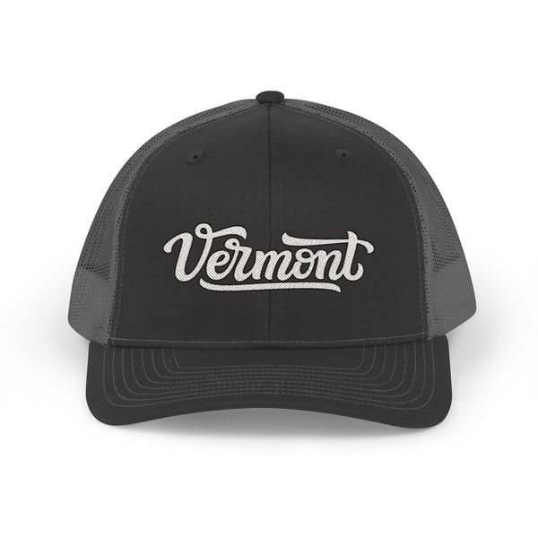 Vermont Snapback Trucker Cap - Embroidered Vermont Hat