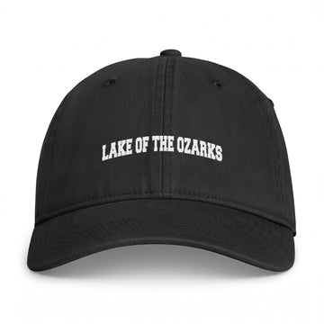 Lake of the Ozarks, Missouri Washed Baseball Cap - Vintage Coastal Comfort Colors - 0