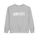 Iowa City, Iowa Toddler Sweatshirt - Iowa City Toddler Crewneck Sweatshirt-1
