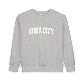 Iowa City, Iowa Toddler Sweatshirt - Iowa City Toddler Crewneck Sweatshirt