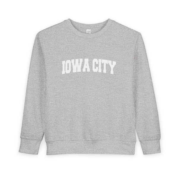 Iowa City, Iowa Toddler Sweatshirt - Iowa City Toddler Crewneck Sweatshirt