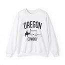 Oregon Sweatshirt - Oregon Cowboy Graphic Crewneck-1