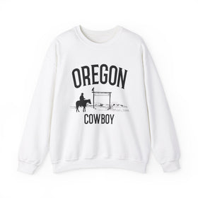 Oregon Sweatshirt - Oregon Cowboy Graphic Crewneck