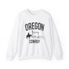 Oregon Sweatshirt - Oregon Cowboy Graphic Crewneck