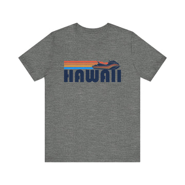Hawaii T Shirt - Retro Jetski PWC Graphic Hawaii Tee